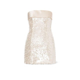 PHILOSOPHY Abito mini donna in paillettes Avorio