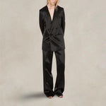 PHILOSOPHY Blazer donna doppiopetto Oversize in Duchesse Nero