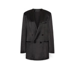 PHILOSOPHY Blazer donna doppiopetto Oversize in Duchesse Nero