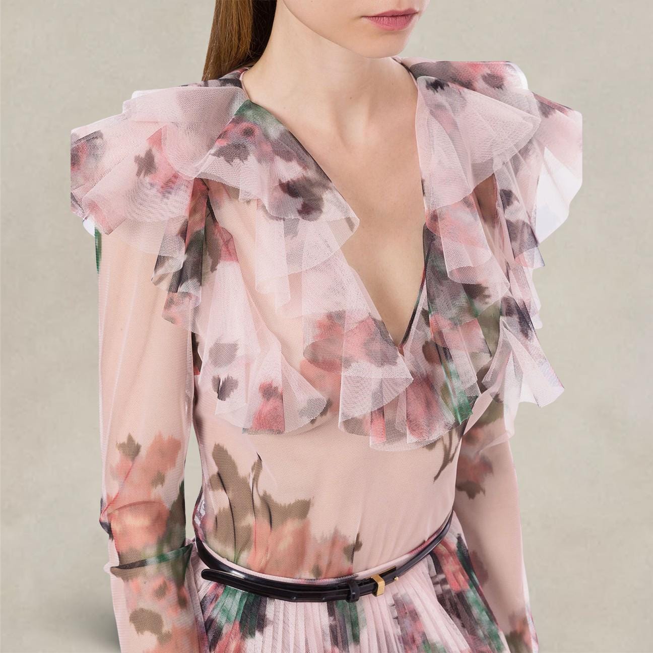 PHILOSOPHY Bluesa donna in tulle stampa a fiori Rosa