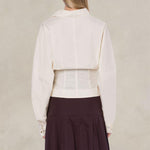 PHILOSOPHY Camicia in cotone stretch Bianco