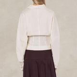 PHILOSOPHY Camicia in cotone stretch Bianco