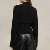 PHILOSOPHY Camicia in techno crepe Nero