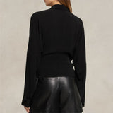 PHILOSOPHY Camicia in techno crepe Nero