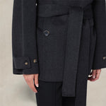 PHILOSOPHY Cappotto midi in panno double Grigio
