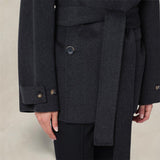 PHILOSOPHY Cappotto midi in panno double Grigio