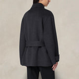 PHILOSOPHY Cappotto midi in panno double Grigio