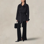 PHILOSOPHY Cappotto midi in panno double Grigio