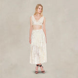 PHILOSOPHY Gonna donna longuette  in paillettes Avorio