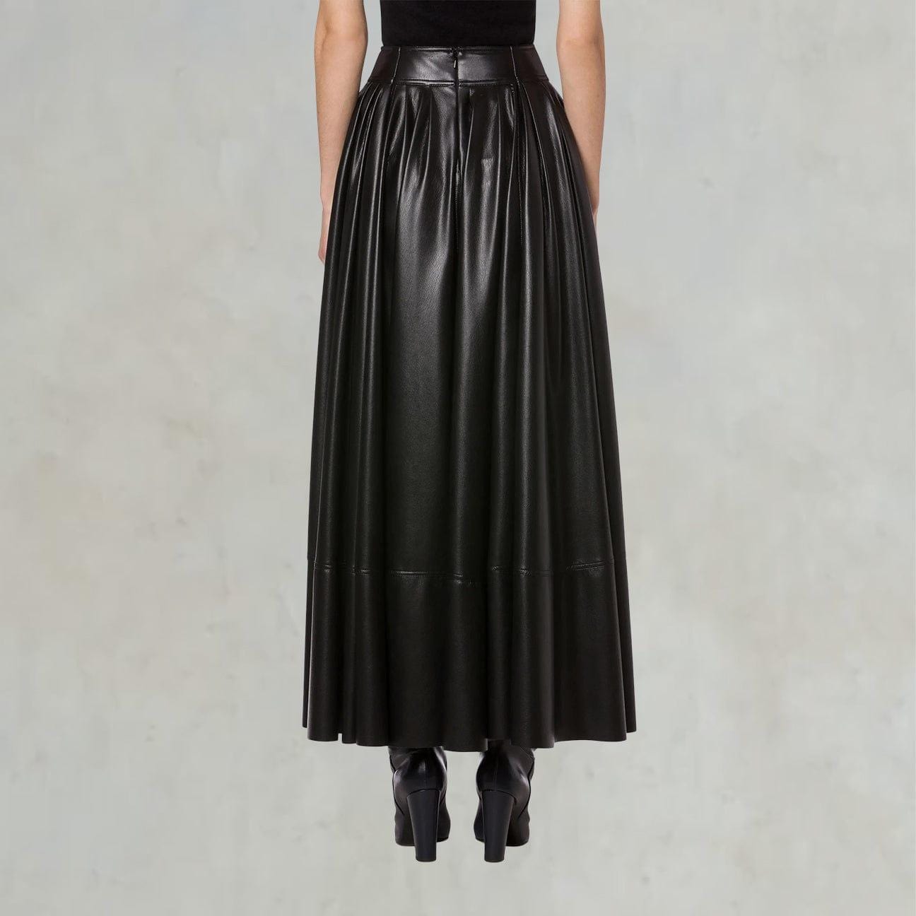 PHILOSOPHY Gonna in ecopelle Nero