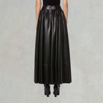PHILOSOPHY Gonna in ecopelle Nero
