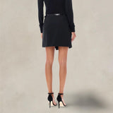 PHILOSOPHY Gonna mini in fresco lana Nero