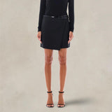 PHILOSOPHY Gonna mini in fresco lana Nero