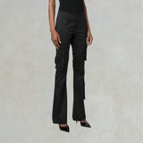 PHILOSOPHY Pantalone cargo in taffetà Nero