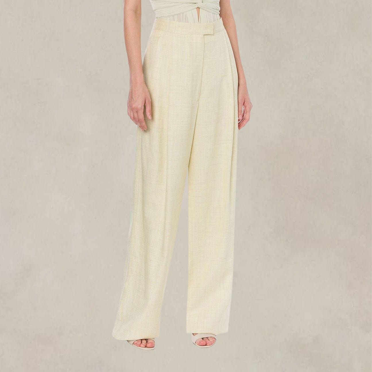 PHILOSOPHY Pantalone in misto Lino Giallo