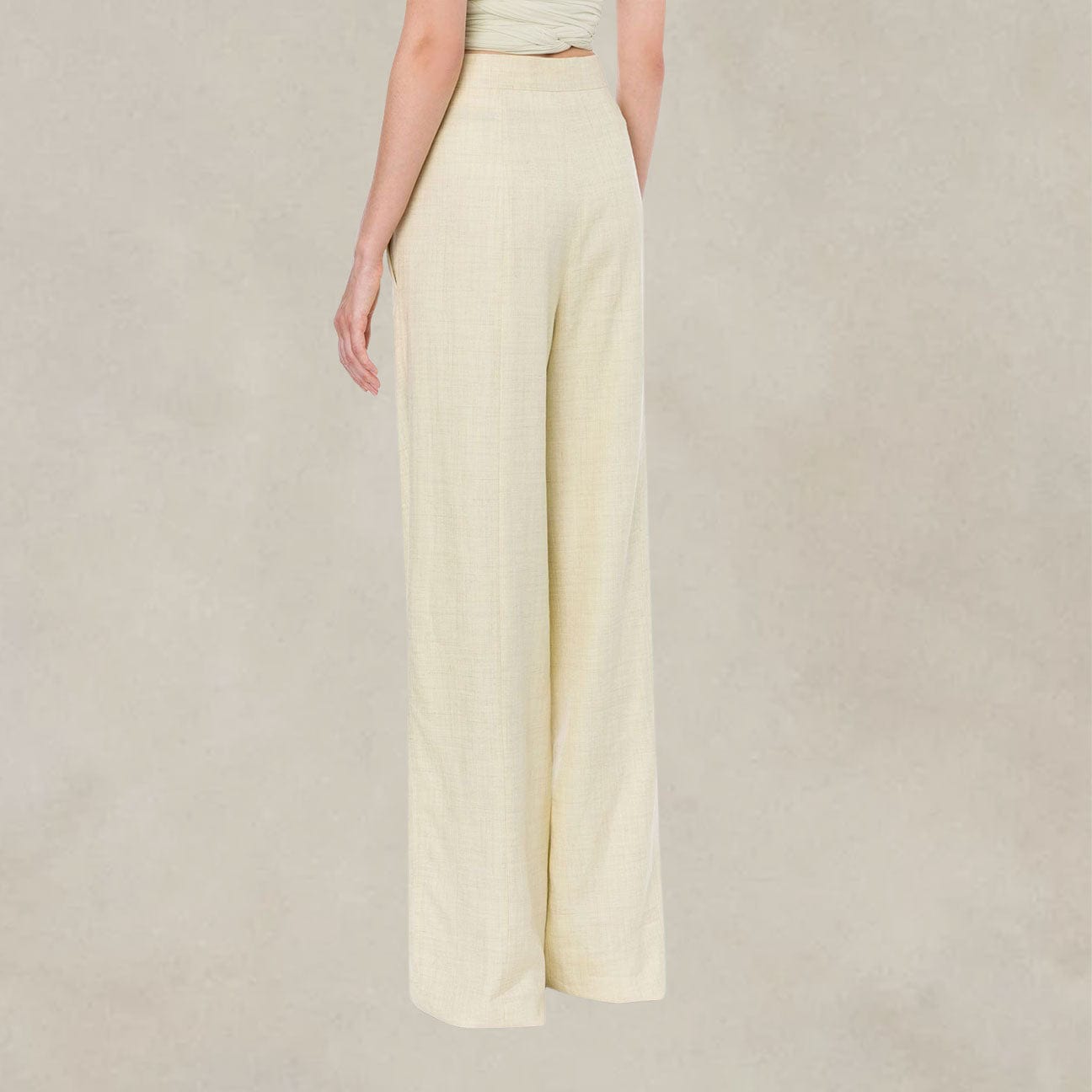 PHILOSOPHY Pantalone in misto Lino Giallo