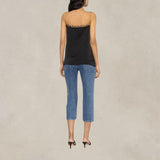 PHILOSOPHY Top con bordo in pizzo Nero