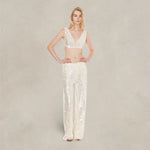 PHILOSOPHY Top in paillettes Avorio