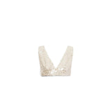 PHILOSOPHY Top in paillettes Avorio