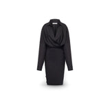 PHILOSOPHY Vestito a portafoglio in tropical wool Grigio