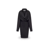 PHILOSOPHY Vestito a portafoglio in tropical wool Grigio
