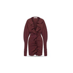 PHILOSOPHY Vestito in light crèpe Marrone