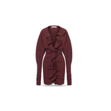 PHILOSOPHY Vestito in light crèpe Marrone