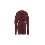 PHILOSOPHY Vestito in light crèpe Marrone