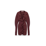 PHILOSOPHY Vestito in light crèpe Marrone