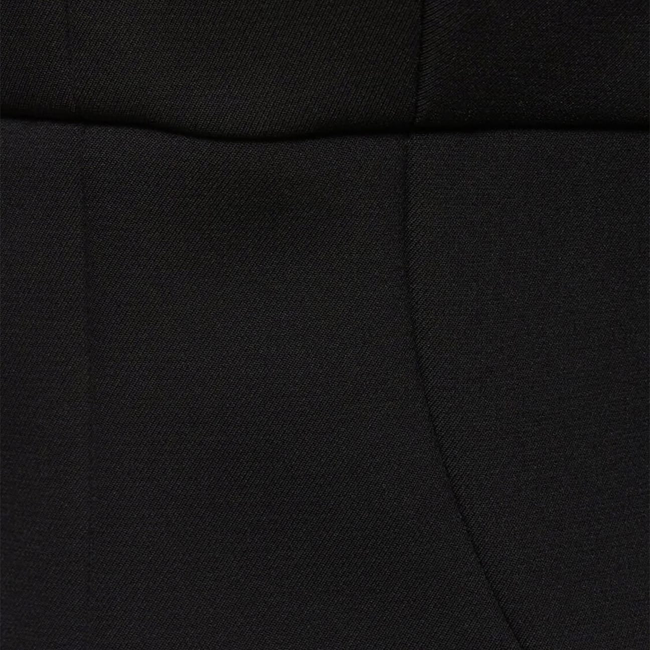 PHILOSOPHY Vestito midi in techno crepe Nero