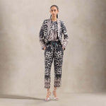 PIERRE LOUIS MASCIA Giacca donna in seta stampa Animalier