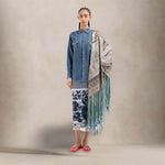 PIERRE LOUIS MASCIA Gonna donna in seta stampa Floreale