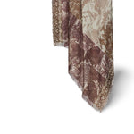 PIERRE LOUIS MASCIA Scialle in seta stampata Multicolor Beige