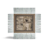 PIERRE LOUIS MASCIA Scialle in seta stampata Multicolor Beige