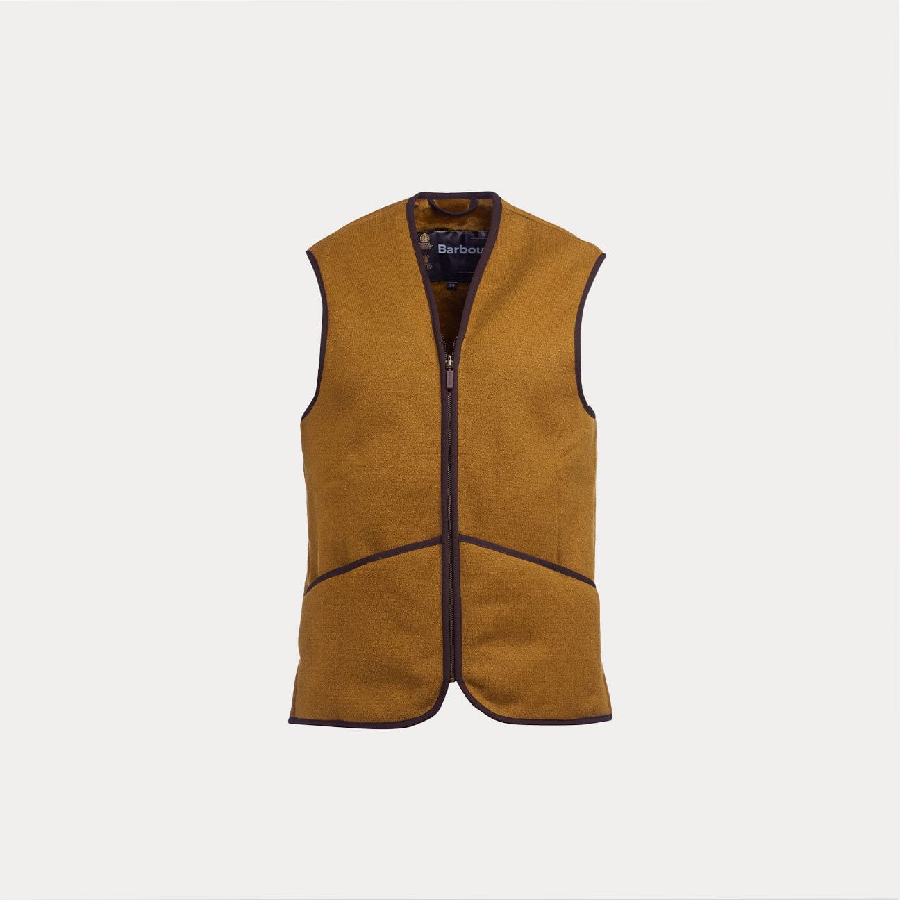 BARBOUR Gilet foderato in pile Brown