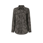 PLOUMANAC'H Camicia donna in cotone tinto freddo Marrone