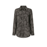 PLOUMANAC'H Camicia donna in cotone tinto freddo Marrone