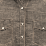 PLOUMANAC'H Camicia donna texana  tinto freddo Marrone