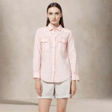 PLOUMANAC'H Camicia donna texana  tinto freddo Rosa