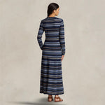 POLO RALPH LAUREN Abito donna  in maglia Blue