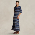 POLO RALPH LAUREN Abito donna  in maglia Blue