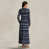 POLO RALPH LAUREN Abito donna  in maglia Blue