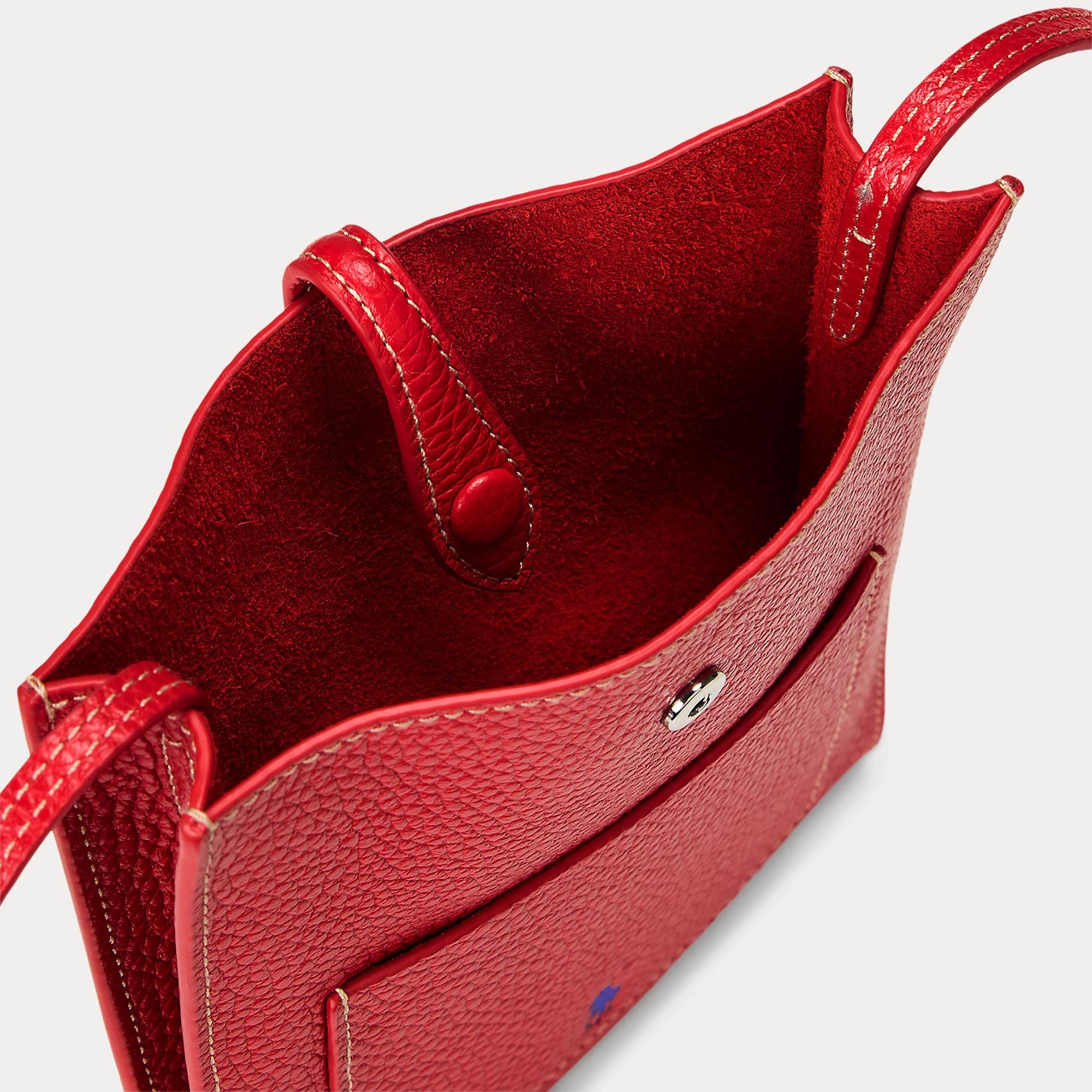 POLO RALPH LAUREN Borsa donna Polo Play Crossbody Rosso