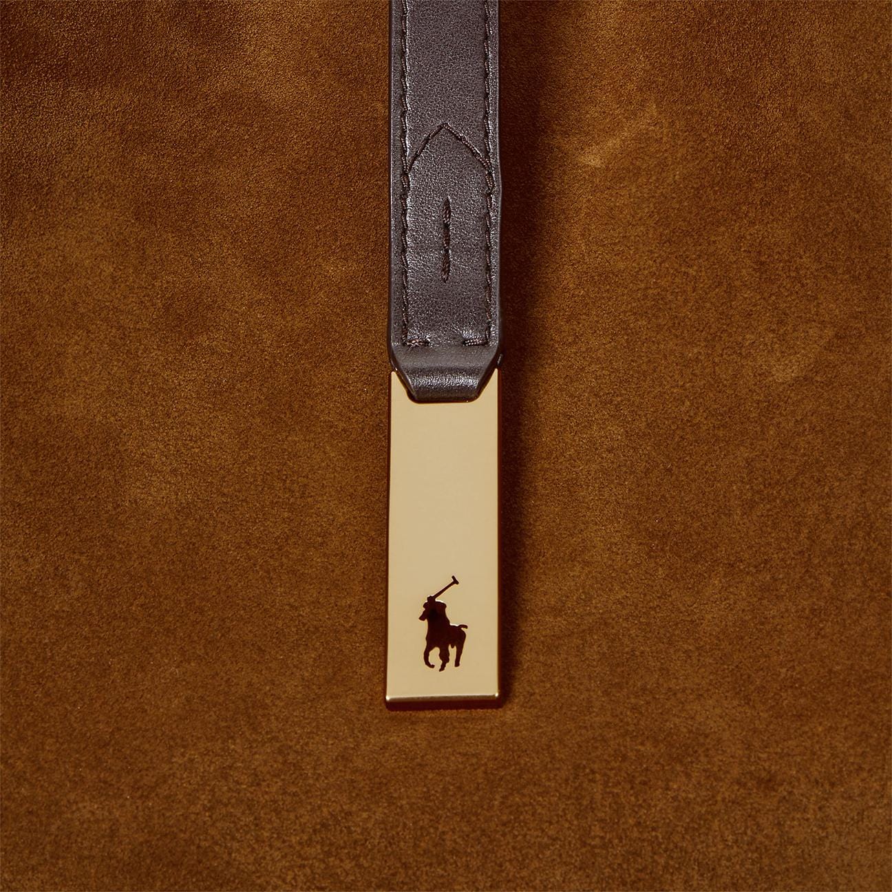 POLO RALPH LAUREN Borsa donna Shoulder ID Polo Tobacco