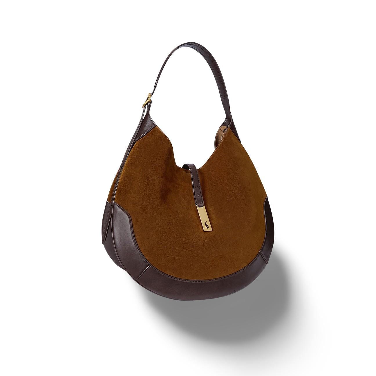 POLO RALPH LAUREN Borsa donna Shoulder ID Polo Tobacco