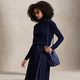 POLO RALPH LAUREN Borsa donna Tote Play in pelle Ink