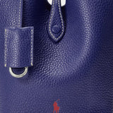 POLO RALPH LAUREN Borsa donna Tote Play in pelle Ink