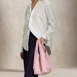 POLO RALPH LAUREN Borsa donna Tote Play in pelle Rosa