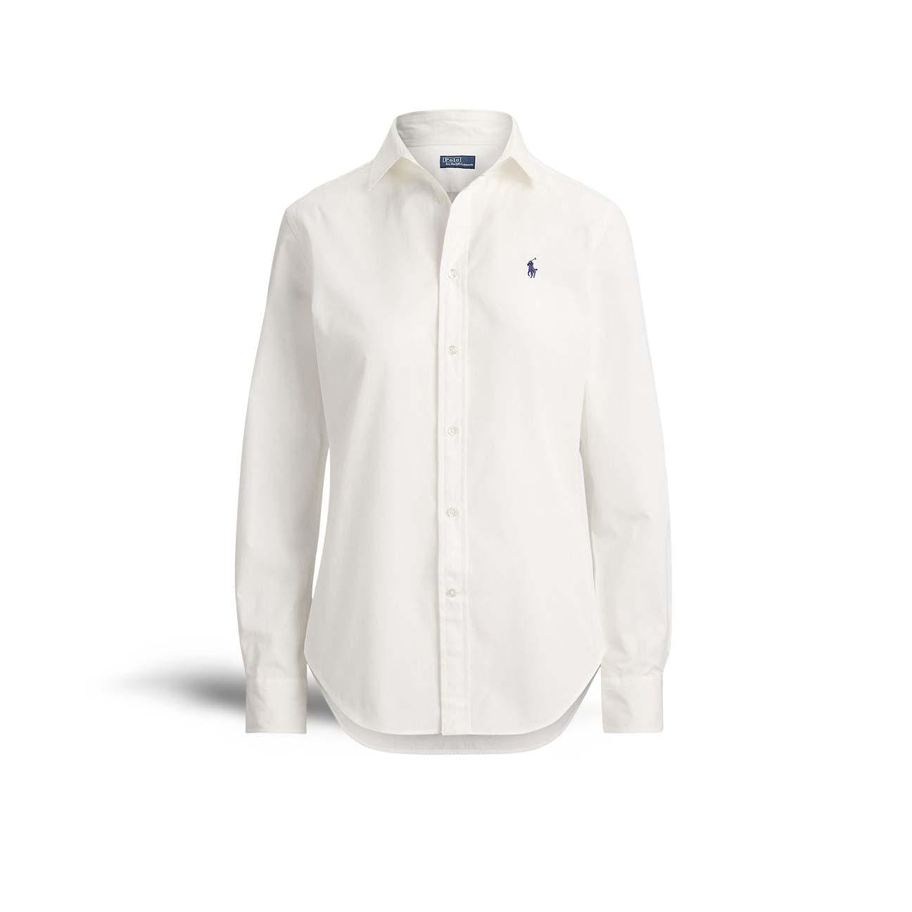 POLO RALPH LAUREN Camicia donna Classic Fit in cotone Bianco