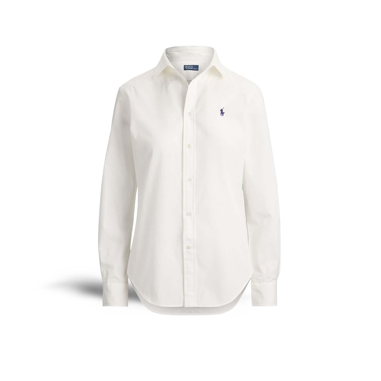 POLO RALPH LAUREN Camicia donna Classic Fit in cotone Bianco